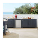 Trolley Bbq Pull Out Outdoor Kitchen Cabinets Stainless Commercial