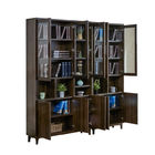 Modern Furniture Family Room Storage Cabinets Fitted Double Door Bookcase